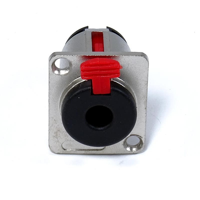 Connettore A Pannello Neutrik NJ3FP6C - Jack 6,35mm Femmina 3 Poli Con Bloccaggio, Alloggiamento A D - 6