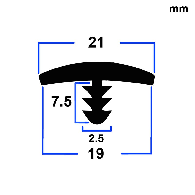 19mm 3/4" T molding for Arcade Machine Bartop Arcade Express S.L.