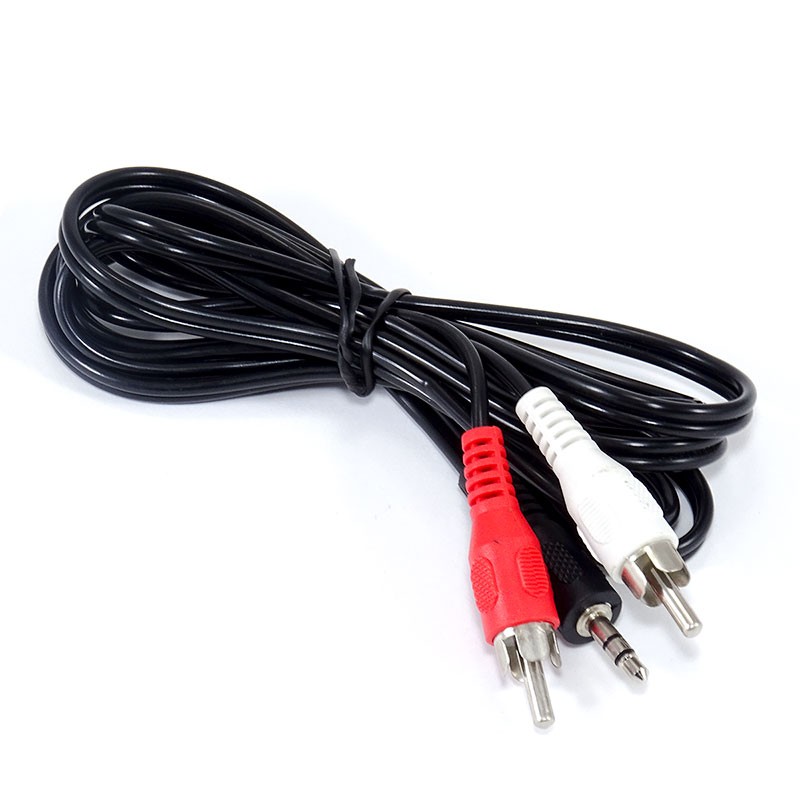 Câble Jack 3.5mm à 3 RCA mâle (Audio + Vidéo) de 1.5m