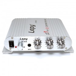 Exliy lp-838 Amplificateur de Puissance Audio Amplificateur num/érique Basse st/ér/éo HiFi 2.1 Noir