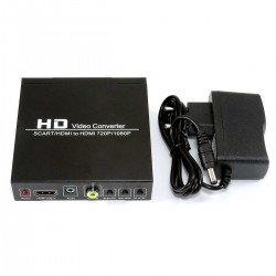 Conversor Euroconector / HDMI > audio/video (conectores/cables