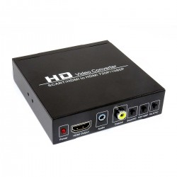 Convertidor video Metronic Euroconector a HDMI Negro (NUEVO)