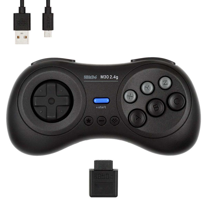 8Bitdo M30 2.4G Mando Inalámbrico SEGA Mega Drive PC - Arcade Express S.L.