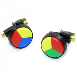 Illuminated Arcade Credit Button 0.50€ / 1€ / Pacman / Space Invaders -  Arcade Express S.L.
