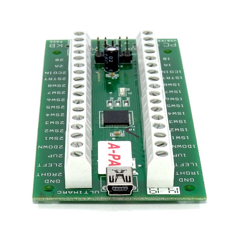 A-PAC Encoder Arcade analogico / digitale USB PC Raspberry Pi Ultimarc ...