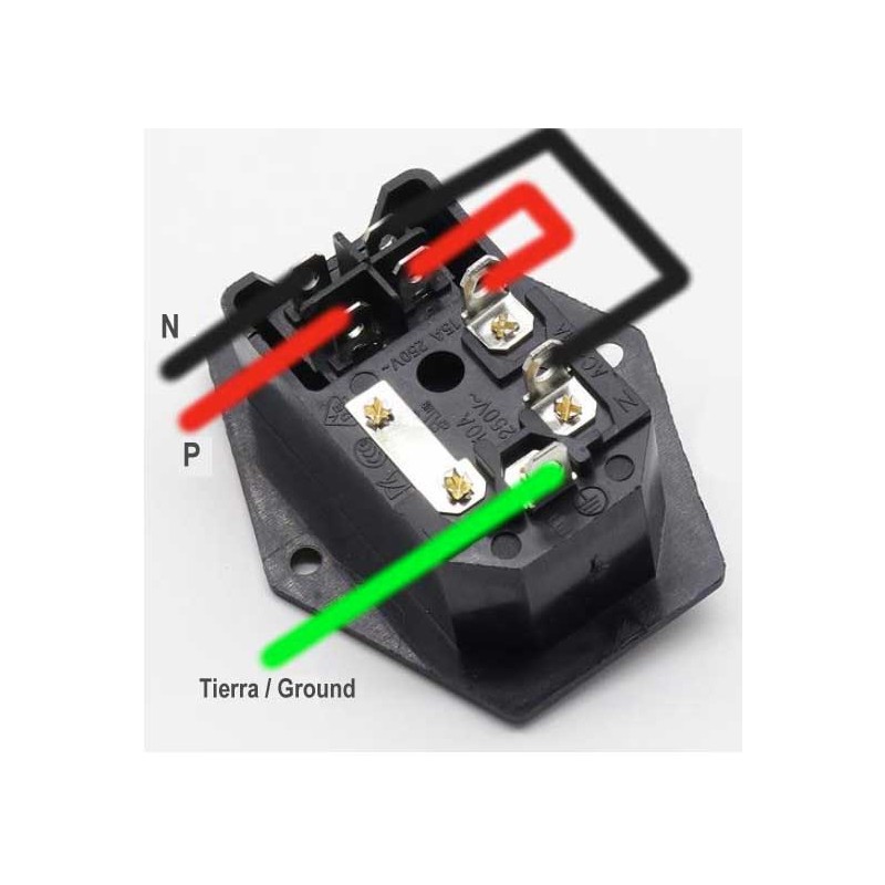 IEC320 Switch Power Socket On / Off - Arcade Express