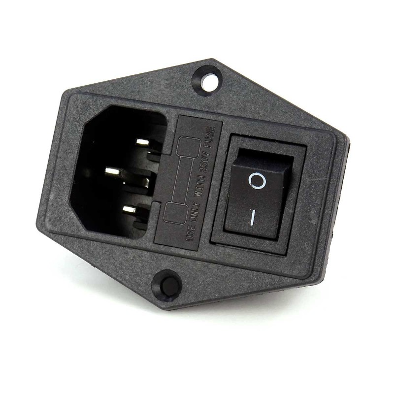 IEC320 Switch Power Socket On / Off - Arcade Express