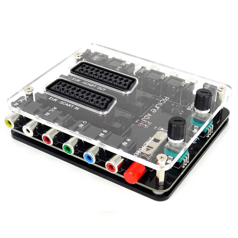 SCART-RGB-Adapter Horizontal Vertikal Monitor Geometrieanpassung ...