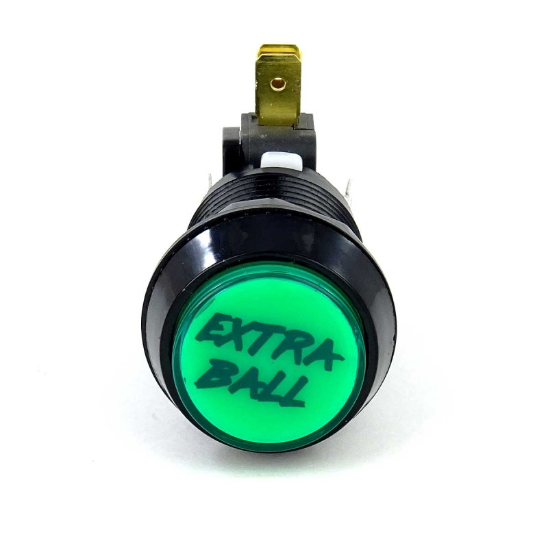 "Extra Ball" Iluminated LED Pinball Button Arcade Express