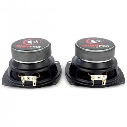 Altavoz HiFi de 8 ohmios, DROK 2 altavoces de 25 W Woofer de 3 pulgadas  redondo