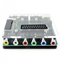 CONVERSOR EUROCONECTOR- AV SCART A HDMI Convertidor Adaptador Video Audio  1080P