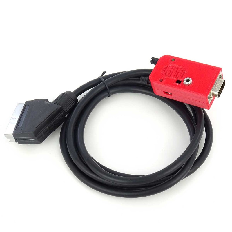 Cable con conectores mini HDMI y HDMI de 1m - The Pi Box