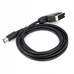 Cable Euroconector Rgb Cable SCART RGB de 1,8 m/6 pies TV AV para consolas  de juegos PS PS2 PS3 Ndcxsfigh