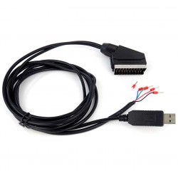 Cable euroconector RGB Mejora de definición de imagen Cable euroconector  para SEGA Dreamcast DC Universal Accesorios Electrónicos