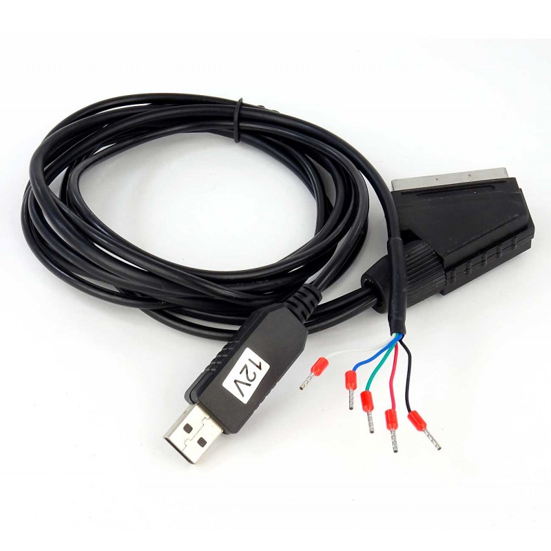 Arcade VGA RGB to SCART 15Khz USB cable - Arcade Express S.L.