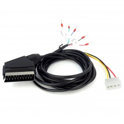 Arcade VGA RGB to SCART 15Khz USB cable - Arcade Express S.L.