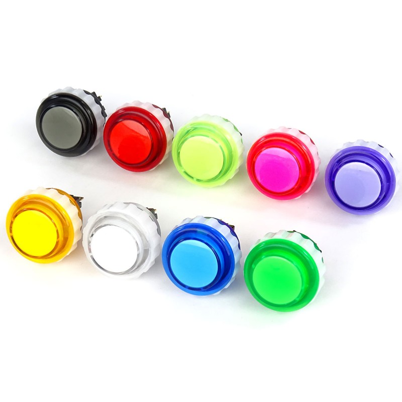 Seimitsu PS14DNK Screw In Translucent Japanese Arcade Button 24mm