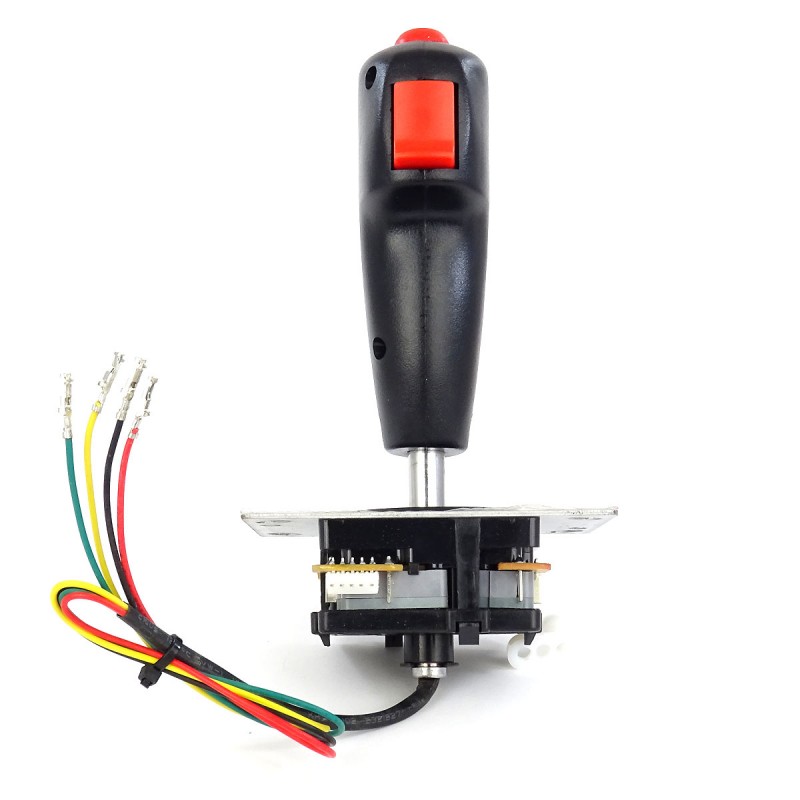 Flight Stick Arcade Joystick SHMUPS After Burner Vibration 5 Pin