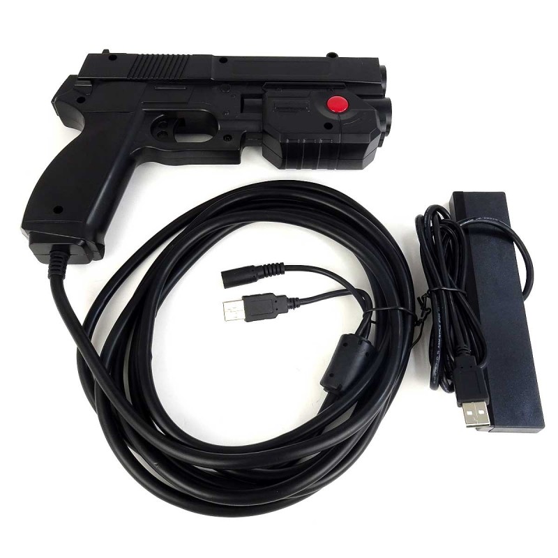 Pistola Arcade Optica Aimtrack Ultimarc USB PC / PS2 con retroceso