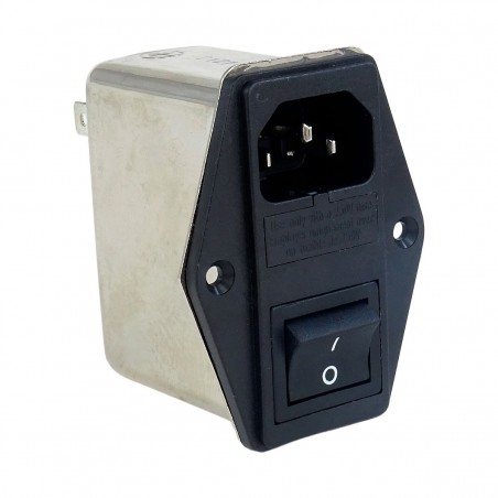 IEC320 Switch Power Socket with EMI filter On / Off (iL) Industrias ...