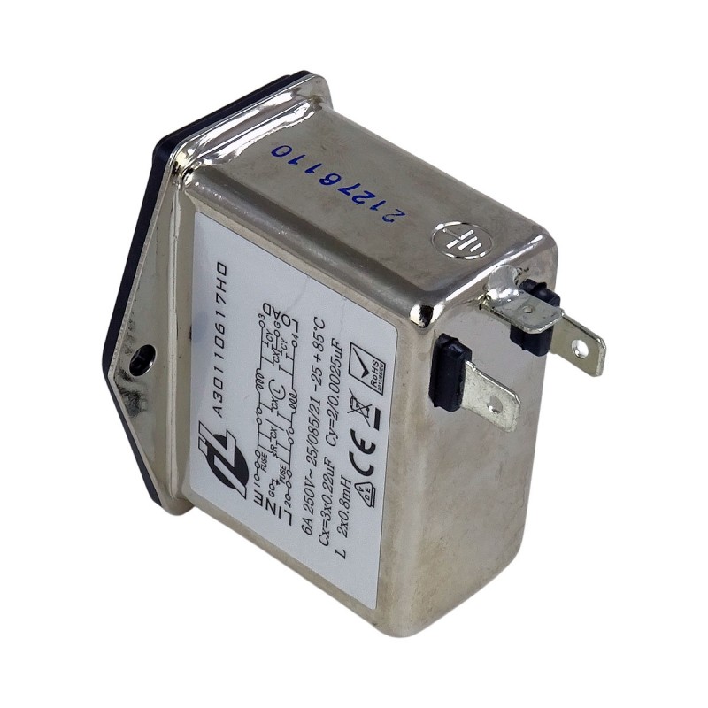 IEC320 Switch Power Socket with EMI filter On / Off (iL) Industrias ...