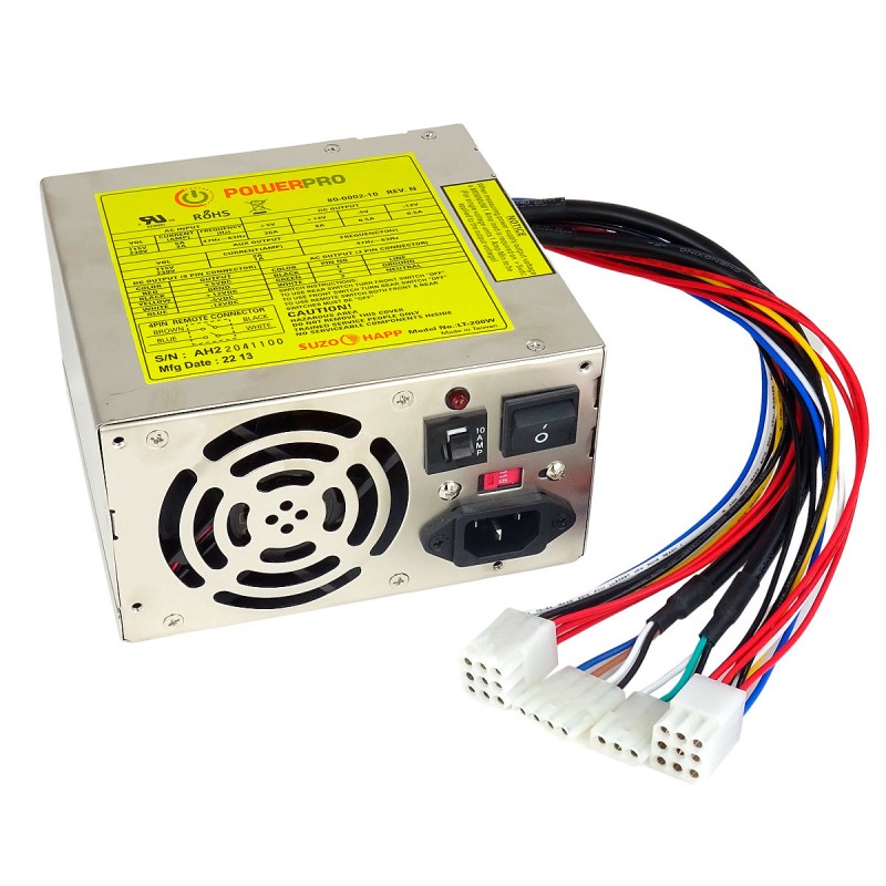 Fuente Alimentación Arcade Power Pro Interruptor doble 200W -5V