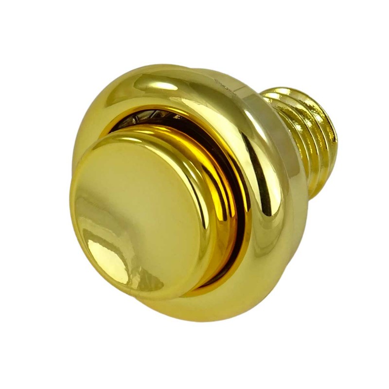 Gold / Chrome Pinball Button 1/8" Arcade Express S.L.