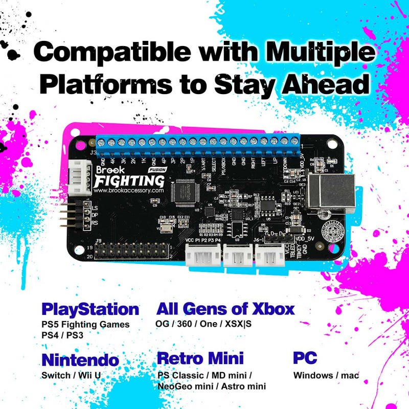 Brook Fusion Universal Fighting Board (PS5 / PS4 / PS3 / XBOX ONE