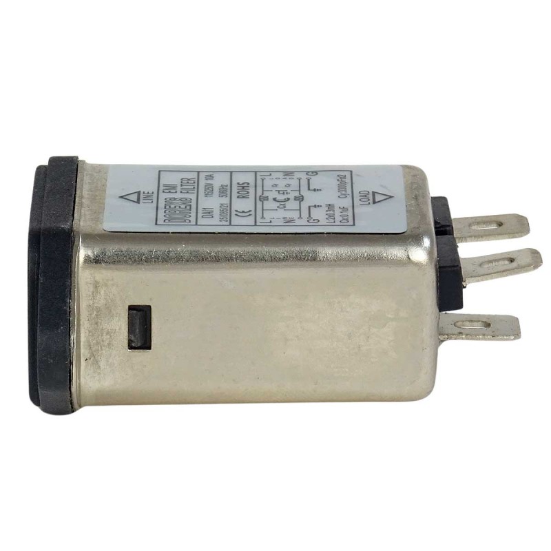 Filtro EMI Per Prese Elettriche IEC 320 C14 - Montaggio A Pannello Universale - Foto 5