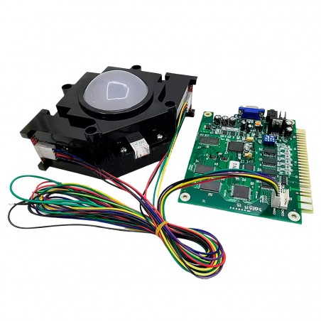 Trackball (boule) Violet 45mm Pour Borne Arcade - Compatible PC/PS2, Neuf, Garantie 3 Mois