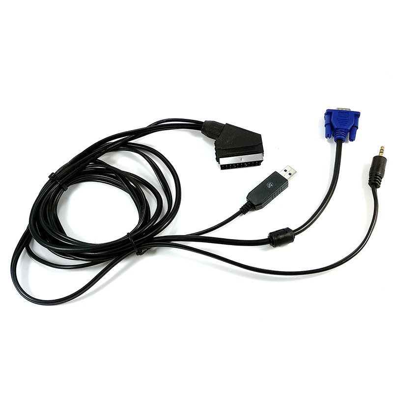 MSX ORDENADOR A HDMI TV Adaptador Kit RGB Scart Cable