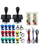 LED Beleuchtete Joysticks & Tasten Kits