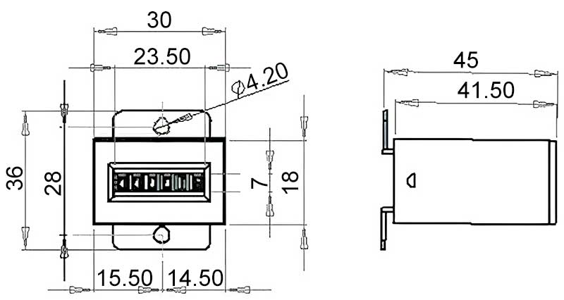 12V Arcade Coin Counter 6 digits - Arcade Express S.L.