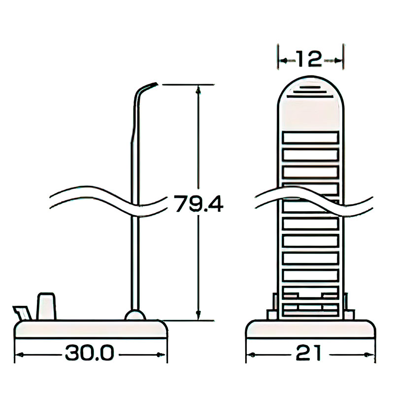 Abrazadera Brida Ajustable con adhesivo para Cables 21 x 30mm - Arcade  Express S.L.